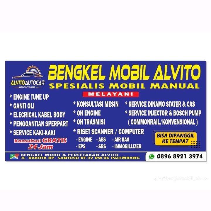 Layanan Bengkel Mobil Alvito